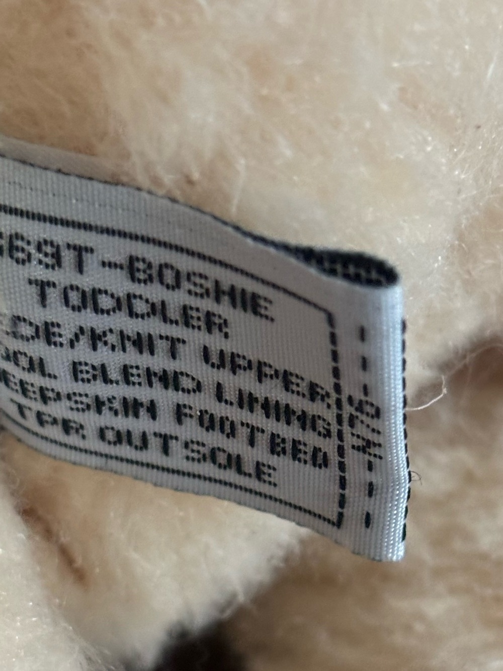 BearPaw Kids Tan Suede Knit-Trim Buckle Winter Boots Size 11 Brand New With Tags - Picture 9 of 12